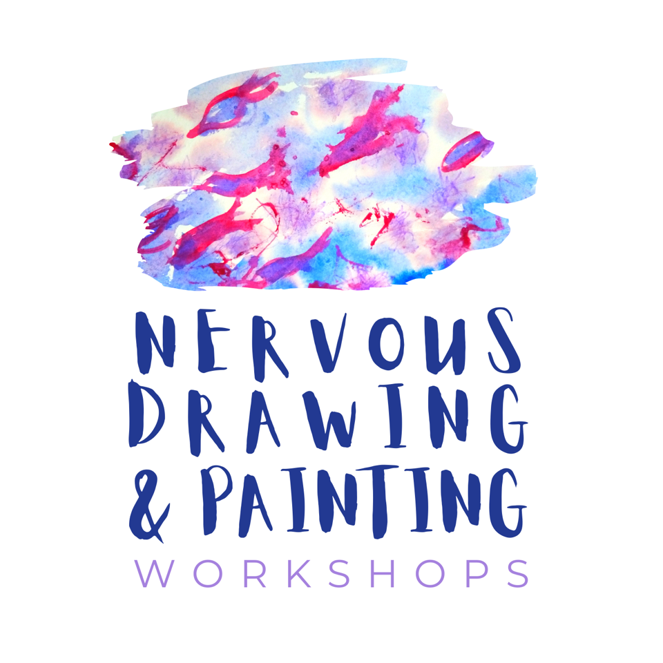 Nervous Drawing logo white square